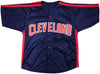Major League Charlie Sheen, Corbin Bernsen & Tom Berenger Autographed Navy Jersey Beckett BAS Witness Stock #221307