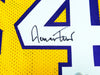 Los Angeles Lakers Jerry West Autographed Yellow Jersey Beckett BAS QR Stock #221334
