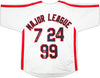 Major League Charlie Sheen, Corbin Bernsen & Tom Berenger Autographed White Jersey Beckett BAS Witness Stock #221309