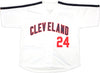 Corbin Bernsen Autographed White Jersey Major League Roger Dorn Beckett BAS Witness Stock #221301