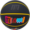 Shaquille Shaq O'Neal Autographed 75th Anniversary City Edition Basketball Miami Heat Beckett BAS Witness Stock #235722