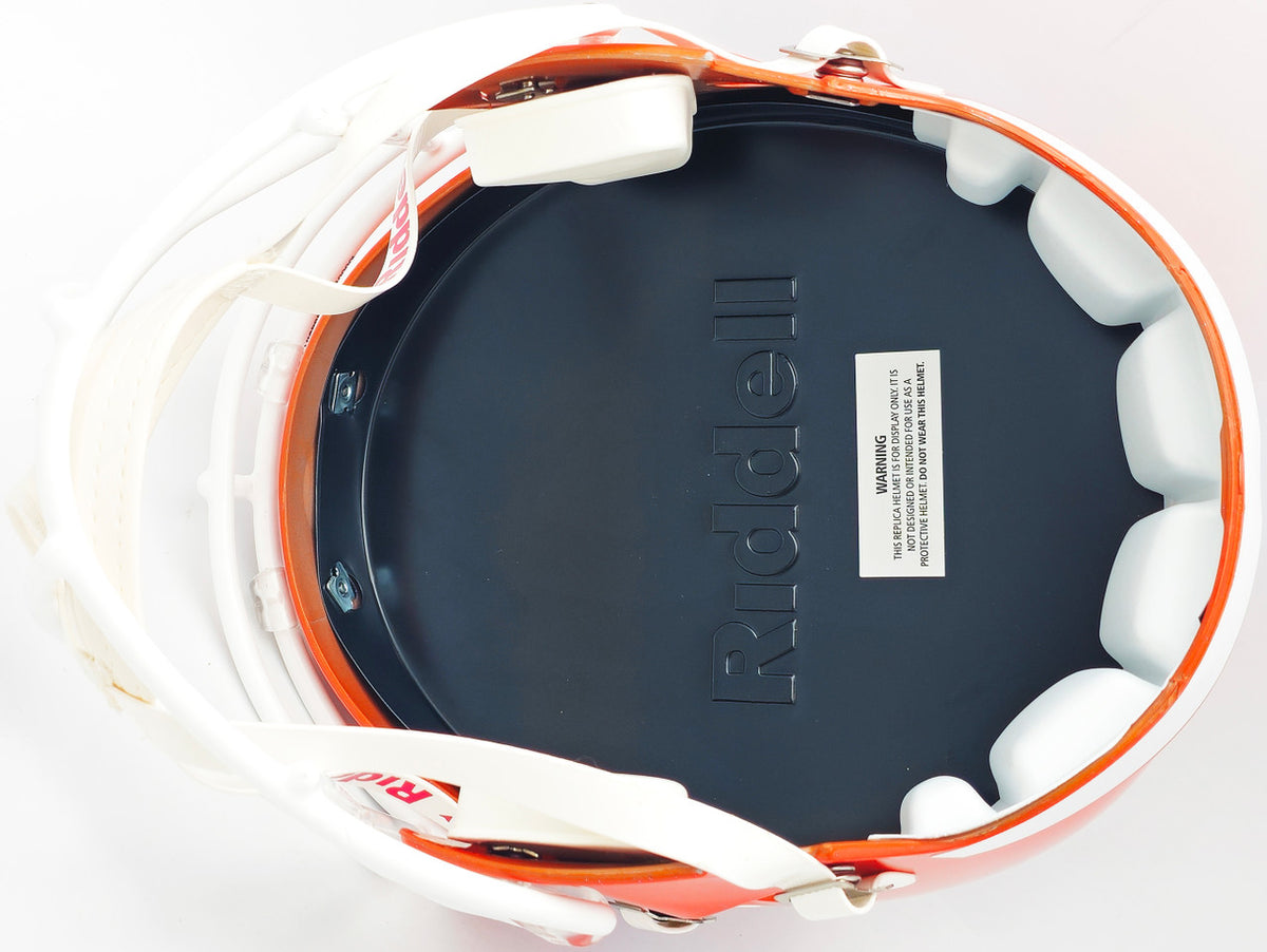 Steve Spurrier Autographed Florida Gators Orange Full Size Speed Replica Helmet Beckett BAS Witness Stock #236152