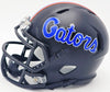 Steve Spurrier Autographed Florida Gators Black 2023 Alternate Speed Mini Helmet Beckett BAS Witness Stock #236155