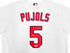 St. Louis Cardinals Albert Pujols Autographed White Nike Jersey Size XL Beckett BAS Witness Stock #235725