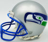 Tyler Lockett Autographed Seattle Seahawks Silver Speed Mini Helmet MCS Holo Stock #236386
