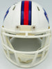 Keon Coleman Autographed Buffalo Bills White Speed Mini Helmet Beckett BAS Witness Stock #236174