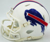 Keon Coleman Autographed Buffalo Bills White Speed Mini Helmet Beckett BAS Witness Stock #236174