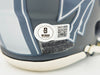 Keon Coleman Autographed Buffalo Bills Slate Gray Speed Mini Helmet Beckett BAS Witness Stock #236175