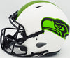 Tyler Lockett Autographed Seattle Seahawks Lunar Eclipse White Full Size Speed Authentic Helmet MCS Holo Stock #236381