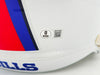 Jim Kelly, Thurman Thomas & Andre Reed Autographed Buffalo Bills Team Greats White Full Size Speed Replica Helmet Beckett BAS Witness Stock #236171