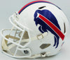 Jim Kelly, Thurman Thomas & Andre Reed Autographed Buffalo Bills Team Greats White Full Size Speed Authentic Helmet Beckett BAS Witness Stock #236170