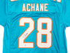 Miami Dolphins De'Von Achane Autographed Teal Jersey Beckett BAS Witness Stock #221539