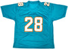 Miami Dolphins De'Von Achane Autographed Teal Jersey Beckett BAS Witness Stock #221539