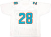 Miami Dolphins De'Von Achane Autographed White Jersey Beckett BAS Witness Stock #221540