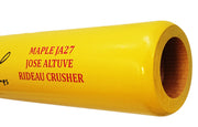 Jose Altuve Autographed Yellow Sam Player Model Bat Houston Astros "17, 22 WS Champs" Beckett BAS Witness Stock #210116