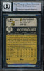 Julio Rodriguez Autographed 2022 Topps Heritage Rookie Card #700 Seattle Mariners Auto Grade Gem Mint 10 Beckett BAS Stock #221550