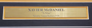 Seattle Supersonics Xavier McDaniel Autographed Framed Green Jersey MCS Holo Stock #209447