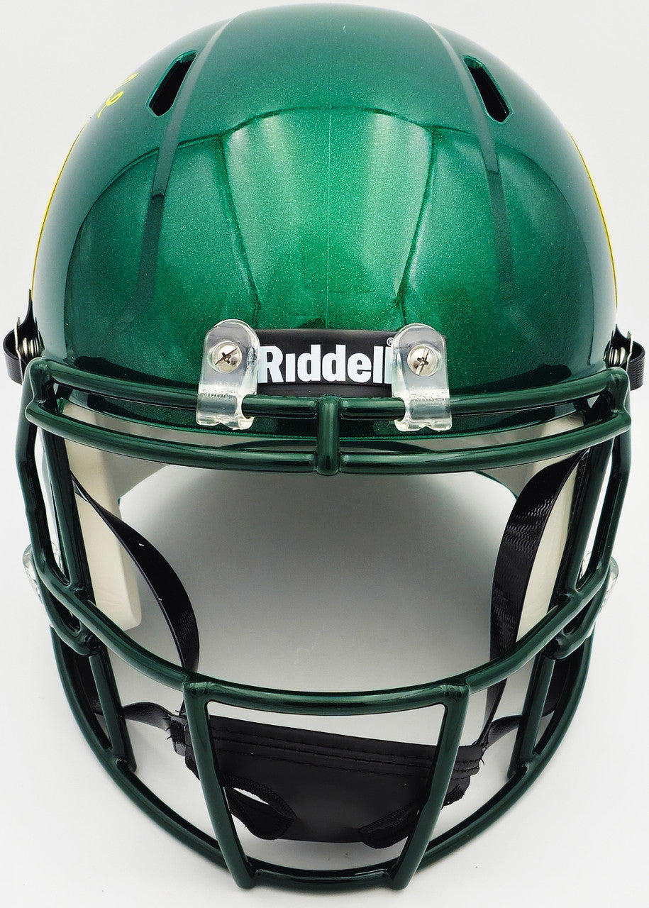 Dillon Gabriel Autographed Oregon Ducks Green Full Size Speed Replica Helmet Beckett BAS Witness Stock #235763
