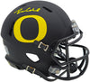 Dillon Gabriel Autographed Oregon Ducks Black Speed Mini Helmet Beckett BAS Witness Stock #235760
