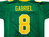 Oregon Ducks Dillon Gabriel Autographed Green Jersey Beckett BAS Witness Stock #235758