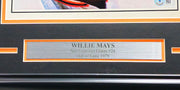 Willie Mays Autographed Framed 12x16 Poster Photo San Francisco Giants Vintage Signature Beckett BAS #AD43459