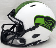 Jim Zorn Autographed Seattle Seahawks Lunar Eclipse White Full Size Replica Speed Helmet MCS Holo Stock #210463