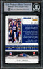 Mac Jones Autographed 2021 Panini Playbook Orange Rookie Card #109 New England Patriots Beckett BAS #14860685