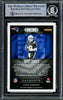 Mac Jones Autographed 2021 Panini Illusions Green Emerald Rookie Card #64 New England Patriots Beckett BAS #14860802