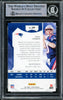 Mac Jones Autographed 2021 Panini Playbook Kickoff Rookie Card #209 New England Patriots Beckett BAS #14860809
