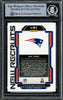 Mac Jones Autographed 2021 Panini Prizm New Recruits Rookie Card #NR-5 New England Patriots Beckett BAS #14860961