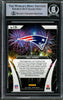 Mac Jones Autographed 2021 Panini Prizm Fireworks Rookie Card #F-25 New England Patriots Beckett BAS #14860967
