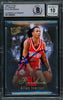 Allen Iverson Autographed 1996-97 Fleer Ultra All Rookie Card #7 Philadelphia 76ers Auto Grade Gem Mint 10 Beckett BAS #14866800