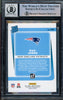 Mac Jones Autographed 2021 Donruss Rated Rookie Green Press Proof Rookie Card #255 New England Patriots Auto Grade Gem Mint 10 Beckett BAS #14867217