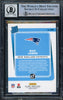 Mac Jones Autographed 2021 Donruss Rated Rookie Yellow Press Proof Rookie Card #255 New England Patriots Auto Grade Gem Mint 10 Beckett BAS #14867218