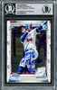 Miguel Vargas Autographed 2020 Bowman Chrome Rookie Card #BCP-131 Dodgers, White Sox "1st MLB HR 9/24/22" Beckett BAS Stock #210841