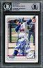 Miguel Vargas Autographed 2020 Bowman Prospects Rookie Card #BP-131 Dodgers, White Sox "1st MLB HR 9/24/22" Beckett BAS Stock #210843