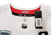 Seattle Kraken Mark Giordano Autographed White Adidas Authentic Jersey Size 54 Captain & Inaugural Season Patch Fanatics Holo Stock #210530