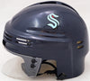 Mark Giordano Autographed Seattle Kraken Blue Mini Helmet Fanatics Holo Stock #210527