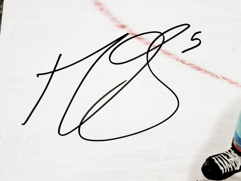 Mark Giordano Autographed 16x20 Photo Seattle Kraken (Crease) Fanatics Holo Stock #210528