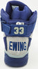 Patrick Ewing Autographed Navy & Grey Ewing Athletics 33 HI OG Left Shoe Georgetown Hoyas Size 13 W/ Box Beckett BAS Witness Stock #236555