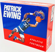 Patrick Ewing Autographed Navy & Grey Ewing Athletics 33 HI OG Left Shoe Georgetown Hoyas Size 13 W/ Box Beckett BAS Witness Stock #236555