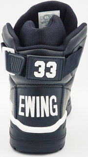 Patrick Ewing Autographed Black Ewing Athletics 33 HI Left Shoe New York Knicks Size 13 W/ Box Beckett BAS Witness Stock #236551