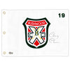 Chevy Chase Autographed White Caddyshack Country Club Logo Pin Flag Beckett BAS QR Stock #236571