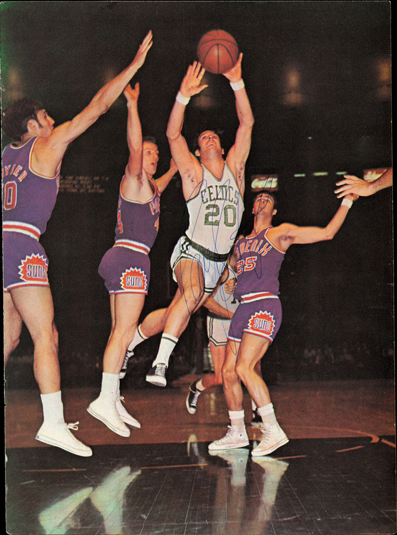 Oscar Robertson & Larry Siegfried Autographed 8x11 Magazine Page Photo Cincinnati Royals Beckett BAS QR #BP55293