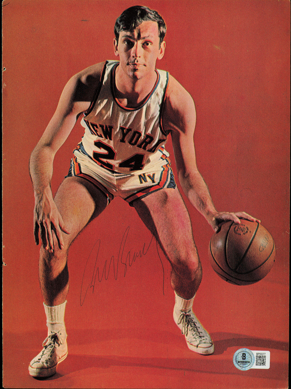 Bill Bradley Autographed 8x11 Magazine Page Photo New York Knicks Beckett BAS QR #BP55277