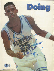 Anfernee Hardaway Autographed 8x11 Magazine Page Photo Memphis Beckett BAS QR #BP55311