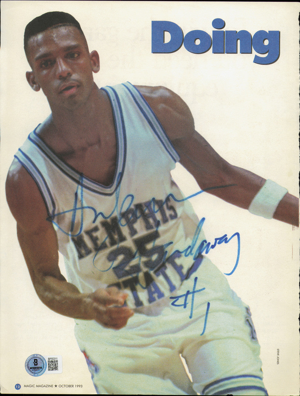 Anfernee Hardaway Autographed 8x11 Magazine Page Photo Memphis Beckett BAS QR #BP55311