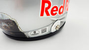 Daniel Ricciardo Autographed Red Bull Racing Silver Authentic Mini Helmet Beckett BAS QR #BR45034