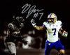 Dillon Johnson Autographed 8x10 Photo Washington Huskies vs. USC Spotlight MCS Holo Stock #222077