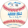 Calvin Griffith Autographed Official AL Baseball Minnesota Twins Owner Beckett BAS #BK44341